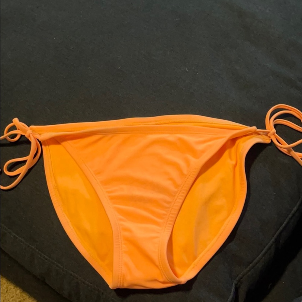 Orange bathing suit bottoms